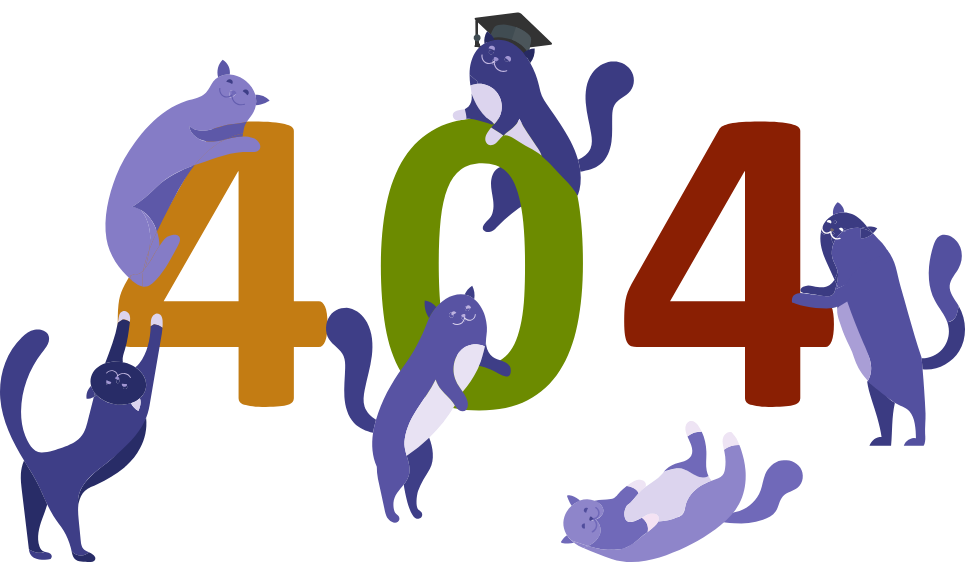 404 with cats